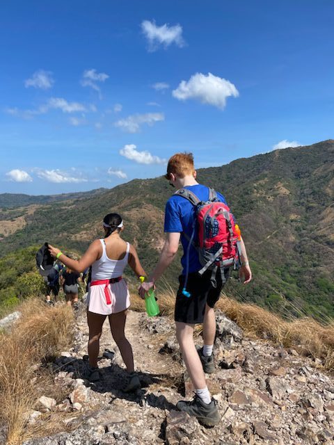 A Kettering College student hikes in Costa Rica, her native country.