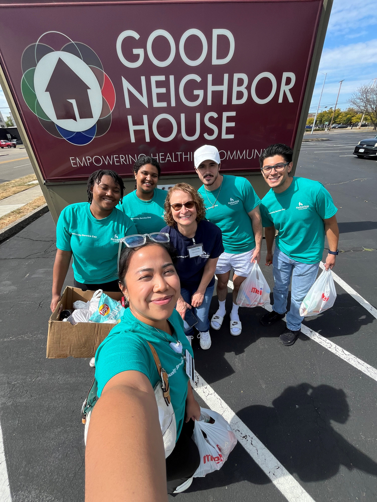 Kettering College students work on Community Service Day.