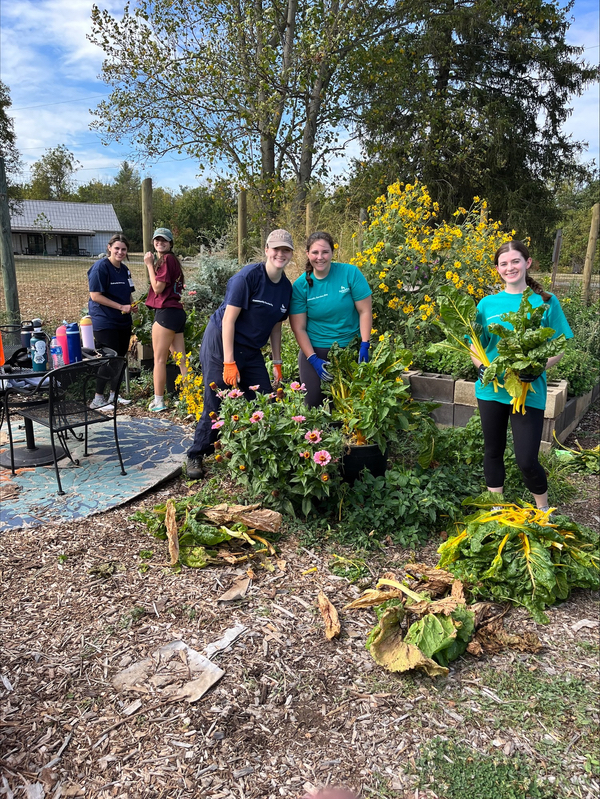 Kettering College students work on Community Service Day.